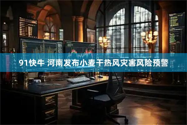 91快牛 河南发布小麦干热风灾害风险预警